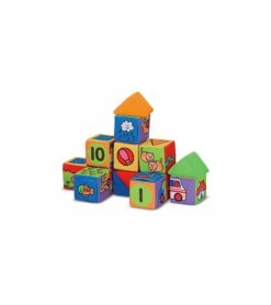 Melissa & Doug Match & Build Soft Blocks