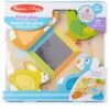 Melissa & Doug Touch And Feel Puzzle - Peek-a-Boo Pets -Little Unicorn Store melissa doug touch and feel puzzle peek a boo pets 91