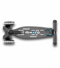 Micro Kickboard Maxi Deluxe Foldable LED Scooter - Volcano Grey -Little Unicorn Store micro kickboard maxi deluxe foldable led scooter volcano grey 77