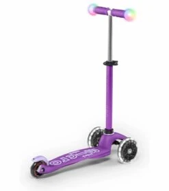 Micro Kickboard Mini Deluxe Magic LED Scooter (2-5 Years) - Purple -Little Unicorn Store micro kickboard mini deluxe magic led scooter 2 5 years purple 122
