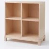Milton & Goose Cubby Bookshelf - Natural -Little Unicorn Store milton goose cubby bookshelf natural 95