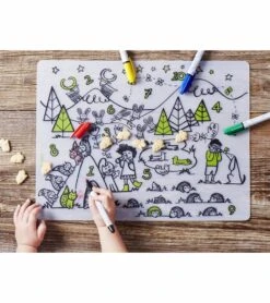 Modern-Twist Mark-Mat + 4 Markers - Numbers -Little Unicorn Store modern twist mark mat 4 markers numbers 108