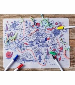 Modern-Twist Mark-Mat + 4 Markers - Texas -Little Unicorn Store modern twist mark mat 4 markers texas 138