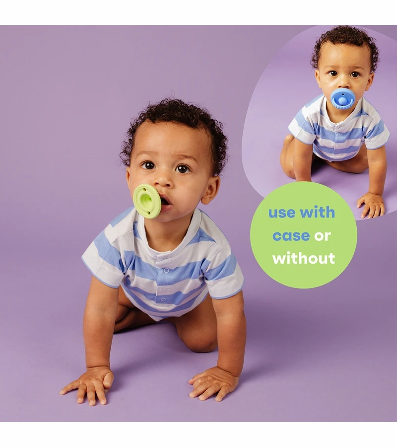 Morepeas Flip & Store Pacifier - Grape 6 Morepeas Flip & Store Pacifier - Grape - Image 4