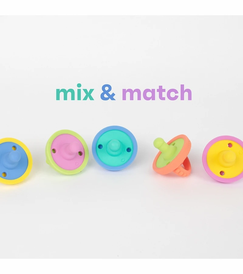 Morepeas Flip & Store Pacifier - Grape 7 Morepeas Flip & Store Pacifier - Grape - Image 5