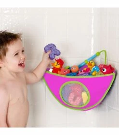 Munchkin Corner Bath Toy Organizer - Pink -Little Unicorn Store munchkin corner bath toy organizer pink 33
