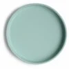 Mushie Classic Silicone Suction Plate - Cambridge Blue -Little Unicorn Store mushie classic silicone suction plate cambridge blue 6