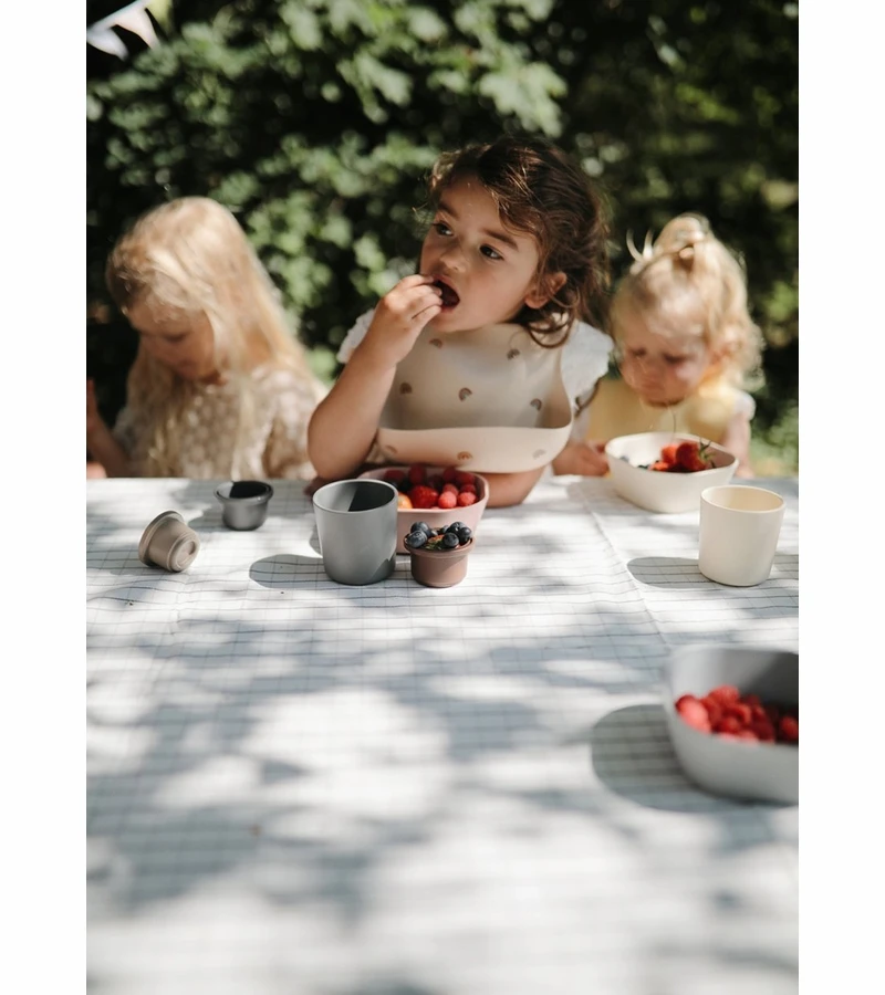 Mushie Dinnerware Cups For Kids, Set Of 2 - Ivory 4 Mushie Dinnerware Cups For Kids, Set Of 2 - Ivory - Image 2