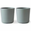 Mushie Dinnerware Cups For Kids, Set Of 2 - Sage 2 Mushie Dinnerware Cups For Kids, Set Of 2 - Sage -Little Unicorn Store mushie dinnerware cups for kids set of 2 sage 47