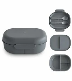 Mushie Lunchbox - Smoke