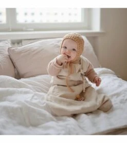 Mushie Organic Cotton Sleep Bag - Fog -Little Unicorn Store mushie organic cotton sleep bag fog 9