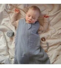 Mushie Organic Cotton Sleep Bag - Tradewinds -Little Unicorn Store mushie organic cotton sleep bag tradewinds 9