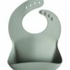 Mushie Silicone Baby Bib - Cambridge Blue -Little Unicorn Store mushie silicone baby bib cambridge blue 90