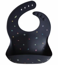 Mushie Silicone Baby Bib - Planets