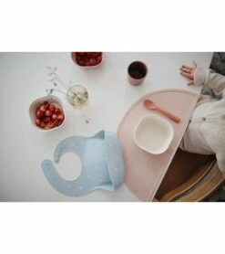 Mushie Silicone Place Mat - Vanilla Confetti -Little Unicorn Store mushie silicone place mat vanilla confetti 90