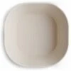 Mushie Square Dinnerware Bowls, Set Of 2 - Ivory
