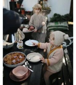 Mushie Square Dinnerware Bowls, Set Of 2 - Ivory -Little Unicorn Store mushie square dinnerware bowls set of 2 ivory 126