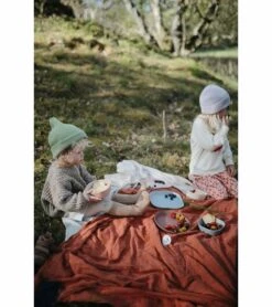 Mushie Square Dinnerware Bowls, Set Of 2 - Ivory -Little Unicorn Store mushie square dinnerware bowls set of 2 ivory 127