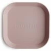 Mushie Square Dinnerware Plates, Set Of 2 - Blush -Little Unicorn Store mushie square dinnerware plates set of 2 blush 106
