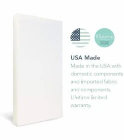 Naturepedic MC24 No-Compromise Lightweight Organic Classic Mattress -Little Unicorn Store naturepedic mc24 no compromise lightweight organic classic mattress 120