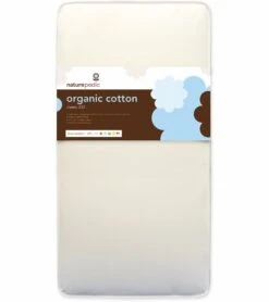 Naturepedic MC30 No-Compromise Organic Cotton Classic 252 Coil Baby Crib Mattress