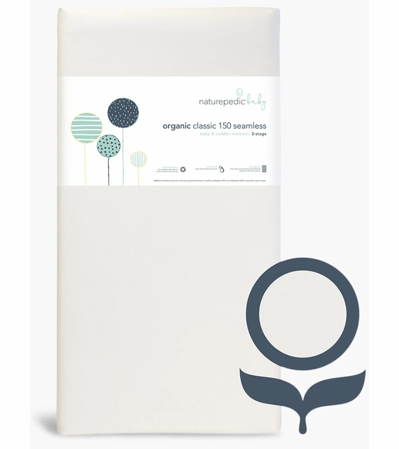 Naturepedic MC32 Seamless Organic Cotton Classic Baby Mattress 3 Naturepedic MC32 Seamless Organic Cotton Classic Baby Mattress