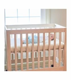 Naturepedic Organic Breathable Mini Crib Mattress -Little Unicorn Store naturepedic organic breathable mini crib mattress 124