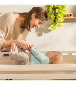 Naturepedic Organic Cotton 2-Sided Contoured Changing Pad - Natural -Little Unicorn Store naturepedic organic cotton 2 sided contoured changing pad natural 194