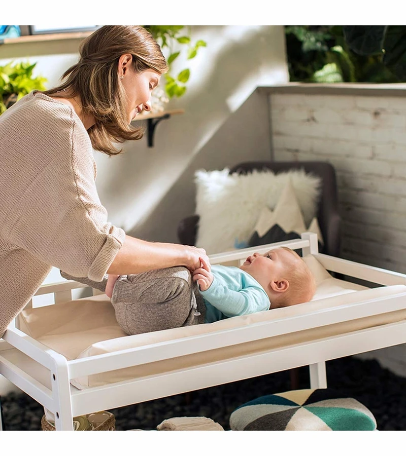 Naturepedic Organic Cotton Changing Pad 4-Sided Contoured 5 Naturepedic Organic Cotton Changing Pad 4-Sided Contoured - Image 3