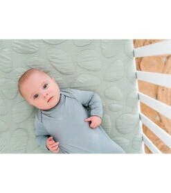 Nook Pebble Pure Mini Crib Mattress - Sea Glass -Little Unicorn Store nook pebble pure mini crib mattress sea glass 92