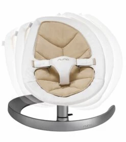 Nuna Leaf Curv Bouncer (Organic Cotton Insert) - Bisque -Little Unicorn Store nuna leaf curv bouncer organic cotton insert bisque 190