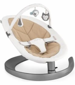 Nuna Leaf Curv Bouncer (Organic Cotton Insert) - Bisque -Little Unicorn Store nuna leaf curv bouncer organic cotton insert bisque 191