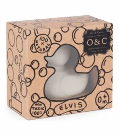 Oli & Carol Elvis The Duck Bath Toy - Grey -Little Unicorn Store oli carol elvis the duck bath toy grey 55