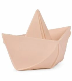 Oli & Carol Origami Boat Bath Toy - Blush