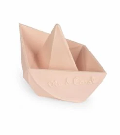 Oli & Carol Origami Boat Bath Toy - Blush -Little Unicorn Store oli carol origami boat bath toy blush 30