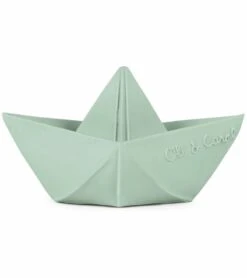Oli & Carol Origami Boat Bath Toy - Mint 7 Oli & Carol Origami Boat Bath Toy - Mint -Little Unicorn Store oli carol origami boat bath toy mint 29