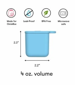 Omie Life OmieDip Sets - Blue / Lime -Little Unicorn Store omie life omiedip sets blue lime 97