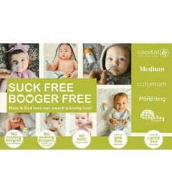 Oogiebear Infant Nose & Ear Cleaner Two Pack - Orange/Sea Foam With Case -Little Unicorn Store oogiebear infant nose ear cleaner two pack orange sea foam with case 146