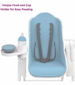 Oribel Cocoon Delicious High Chair - Blue Raspberry Marshmallow -Little Unicorn Store oribel cocoon delicious high chair blue raspberry marshmallow 226