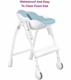 Oribel Cocoon Delicious High Chair - Blue Raspberry Marshmallow -Little Unicorn Store oribel cocoon delicious high chair blue raspberry marshmallow 227