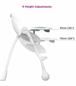 Oribel Cocoon Delicious High Chair - Blue Raspberry Marshmallow -Little Unicorn Store oribel cocoon delicious high chair blue raspberry marshmallow 229