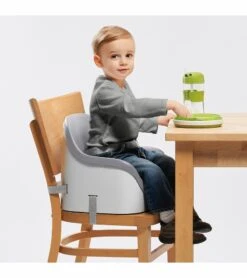 OXO Tot Nest Portable Booster Chair With Straps - Gray -Little Unicorn Store oxo tot nest portable booster chair with straps gray 35