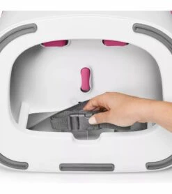 OXO Tot Nest Portable Booster Chair With Straps - Pink 9 OXO Tot Nest Portable Booster Chair With Straps - Pink -Little Unicorn Store oxo tot nest portable booster chair with straps pink 99