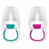 OXO Tot Silicone Self-Feeder 2 Pack - Teal / Pink -Little Unicorn Store oxo tot silicone self feeder 2 pack teal pink 149