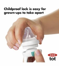 OXO Tot Silicone Self-Feeder 2 Pack - Teal / Pink -Little Unicorn Store oxo tot silicone self feeder 2 pack teal pink 151