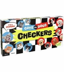 Peaceable Kingdom Cats Vs. Dogs Checkers
