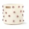 Petit Pehr Pom Pom Basket - Bin - Mauve -Little Unicorn Store petit pehr pom pom basket bin mauve 7