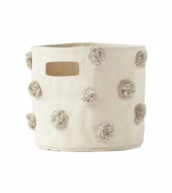 Petit Pehr Pom Pom Basket - Mini - Grey