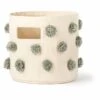 Petit Pehr Pom Pom Basket - Mini - Sage -Little Unicorn Store petit pehr pom pom basket mini sage 6