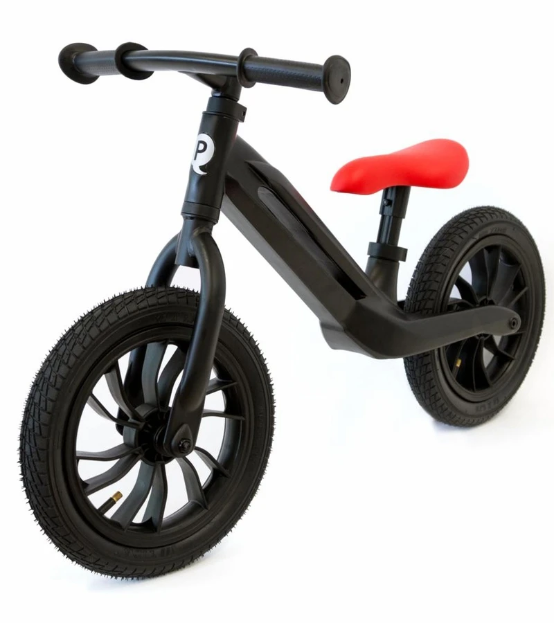 Q Play Racer Balance Bike - Black/Red 4 Q Play Racer Balance Bike - Black/Red - Image 2